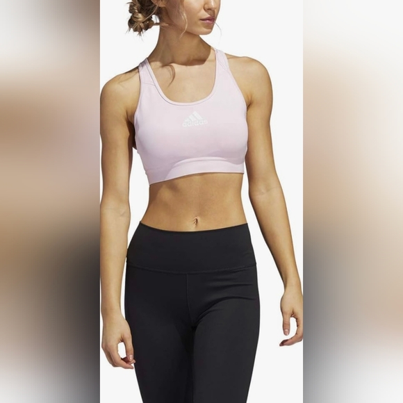 Adidas Sports Bra in Pink - Picture 2 of 11